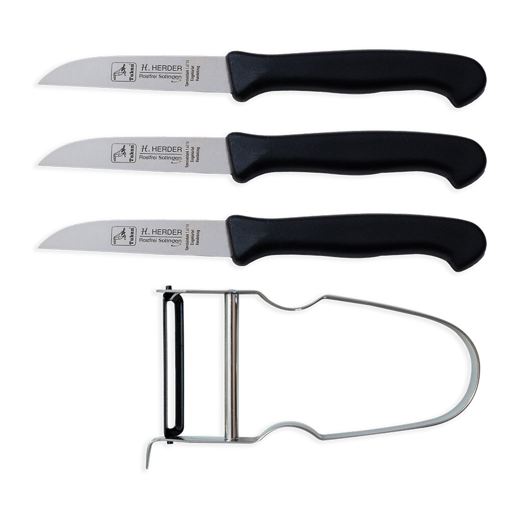 Schilmes set H.Herder kunststof met dunschiller gratis