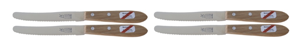 Tafelmes beukenhout, set van 4