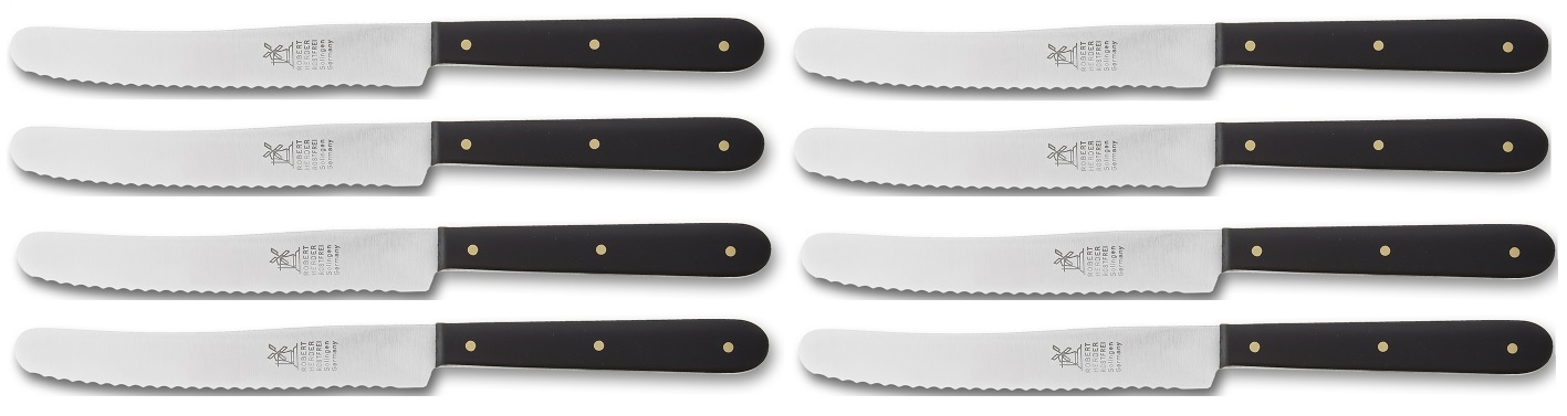 Tafelmes POM, set van 8